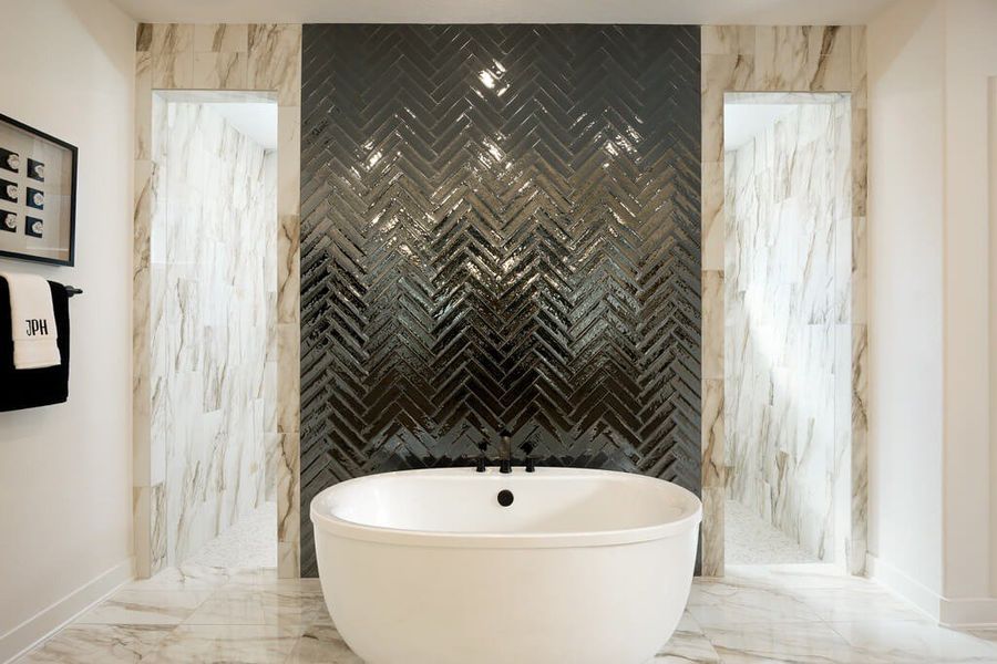 Representative furnished interior of a home built from the Sabine 3972 by J. Patrick Homes in Colton, Montgomery (Image 5).