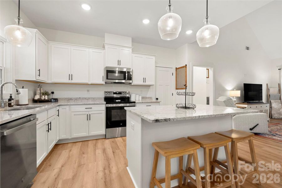 Furnished interior view inside a new home in , Clover (Image 33). Furnished interior view inside a new home in , Clover (Image 33).