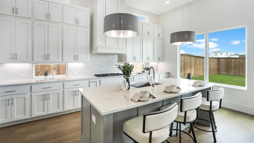 Furnished interior view inside a new home in Rio Vista at Kelly Ranch, Aledo (Image 15).
