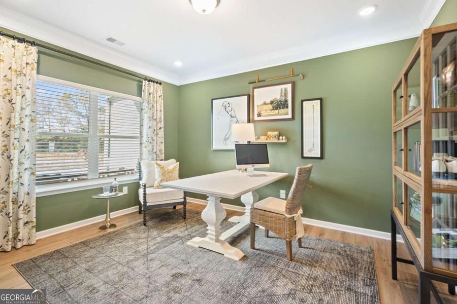 Furnished interior view inside a new home in Maddox Station, Eatonton (Image 3).