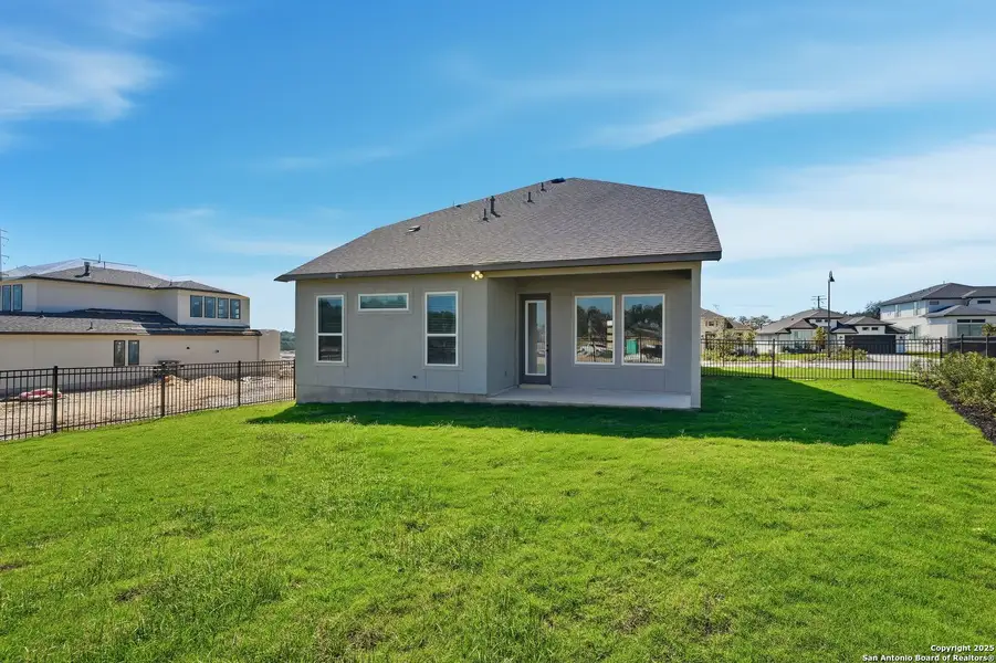 Exterior details and patio area of a home in Esperanza – New Phase Now Selling, Boerne (Image 4). Exterior details and patio area of a home in Esperanza – New Phase Now Selling, Boerne (Image 4).