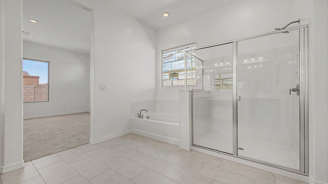 Furnished interior view inside a new home in Arroyo Seco - Hacienda, Buckeye (Image 16).