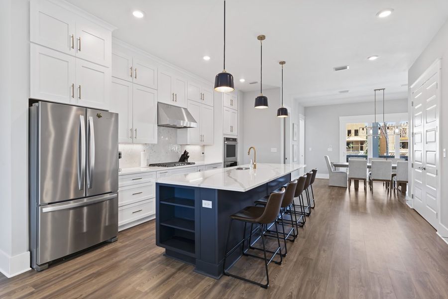 Representative furnished interior of a home built from the The Heron 20 by Brock Built in Twin Palms, Inlet Beach (Image 13).