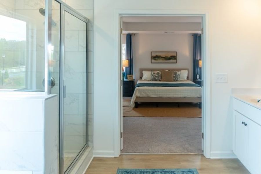 Representative furnished interior of a home built from the Graham by Piedmont Residential in Hampton Ridge, Jefferson (Image 41).