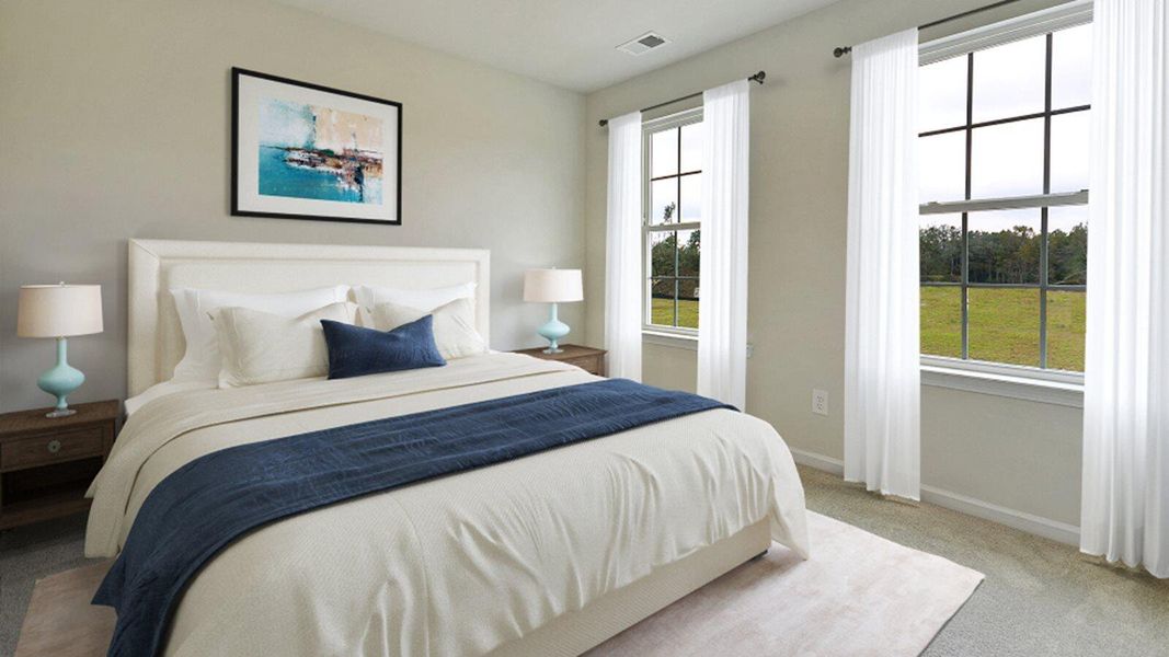 Furnished interior view inside a new home in Heron's Walk at Summers Corner, Summerville (Image 11).