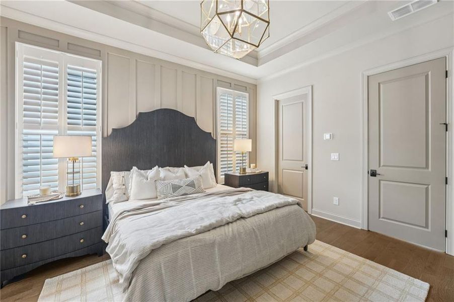 Furnished interior view inside a new home in Promenade at Sawnee Village, Cumming (Image 31).