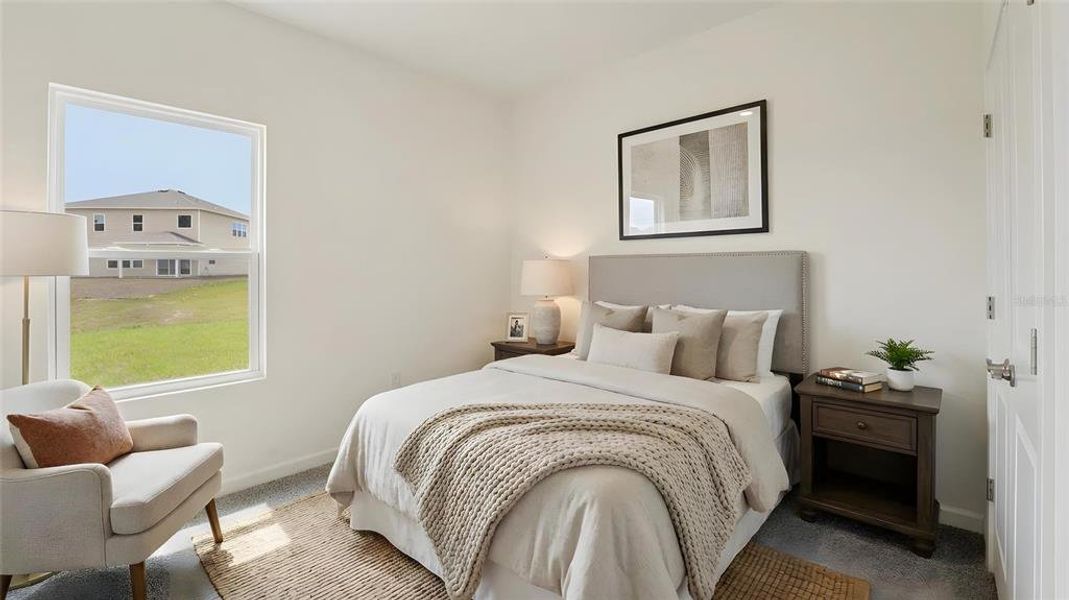 Furnished interior view inside a new home in Briarwood, Alachua (Image 10).
