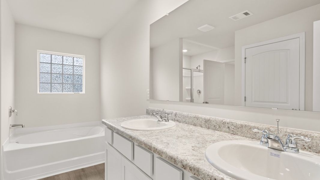 Image 37 representing the ELSTON by D.R. Horton in Pointe Park, Union City, GA.