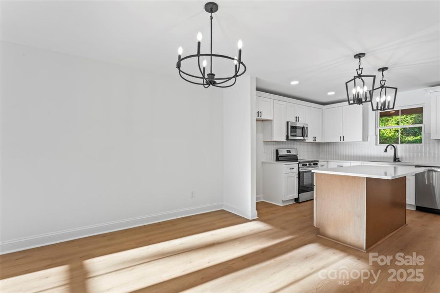 Furnished interior view inside a new home in , Charlotte (Image 9).