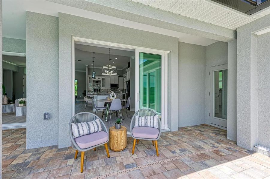Exterior details and patio area of a home in , Rotonda West (Image 4).