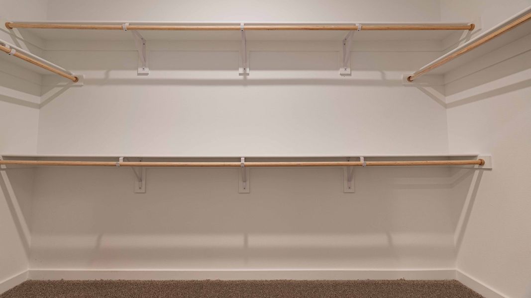 Representative unfurnished interior of a home built from the The Kendall by D.R. Horton in Overlook West, Wolfforth (Image 11).