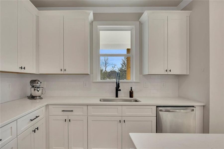 Furnished interior view inside a new home in , Marietta (Image 52).