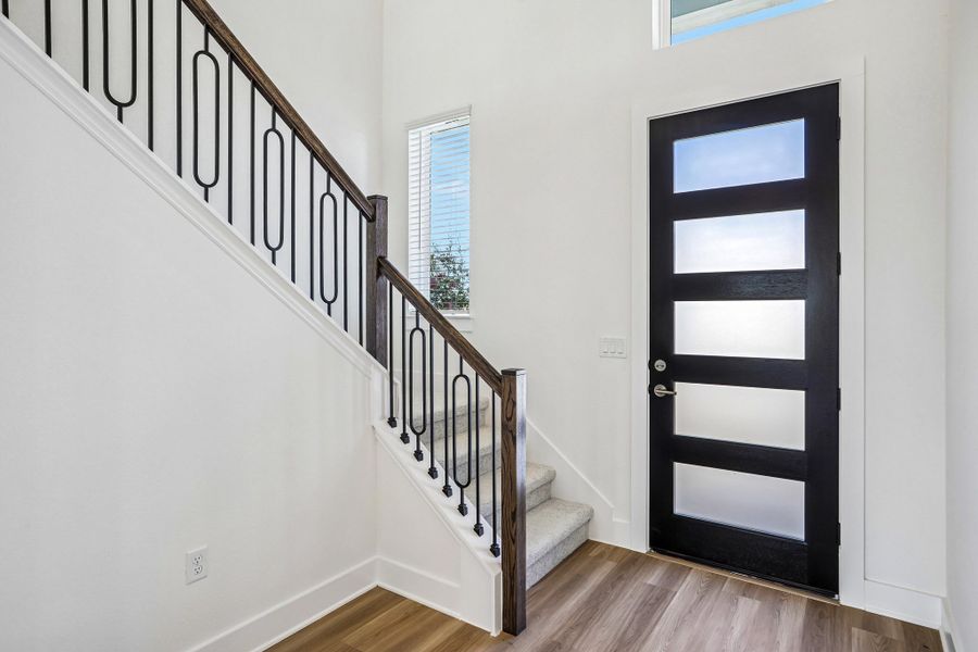 Spacious, unfurnished interior of a new home in Easton Park, Austin (Image 16). Spacious, unfurnished interior of a new home in Easton Park, Austin (Image 16).
