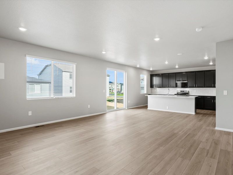 Spacious, unfurnished interior of a new home in Poudre Heights: The Alpine Collection, Windsor (Image 16).