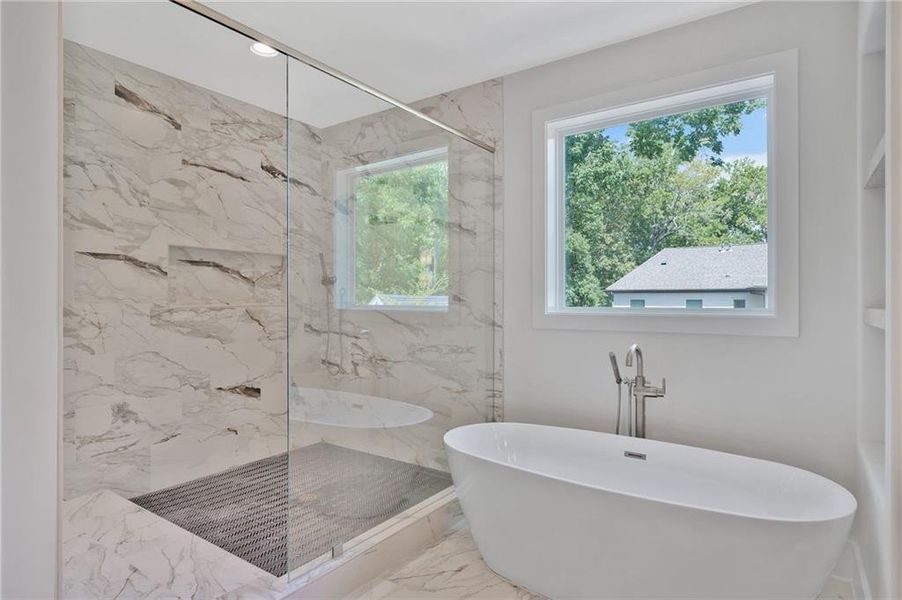 Furnished interior view inside a new home in , Atlanta (Image 8).