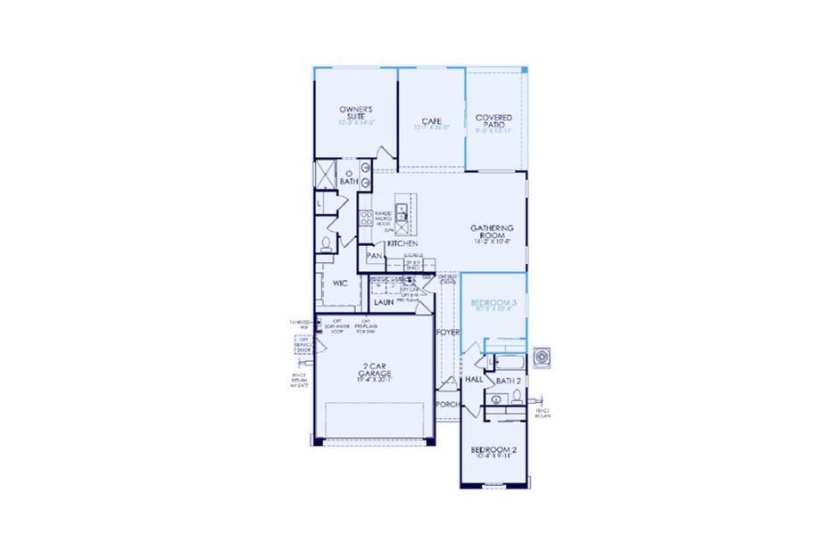 2D floor plan layout of this home in Regent Hills - Meadow Series, Buckeye, AZ (Image 5). 2D floor plan layout of this home in Regent Hills - Meadow Series, Buckeye, AZ (Image 5).