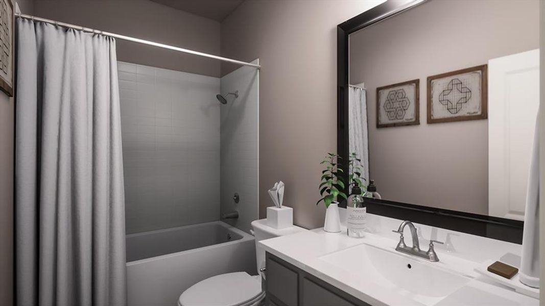 Furnished interior view inside a new home in Discovery Collection at The Meadows, Denton (Image 9). Furnished interior view inside a new home in Discovery Collection at The Meadows, Denton (Image 9).