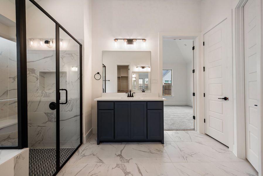 Furnished interior view inside a new home in Tavolo Park, Fort Worth (Image 10).