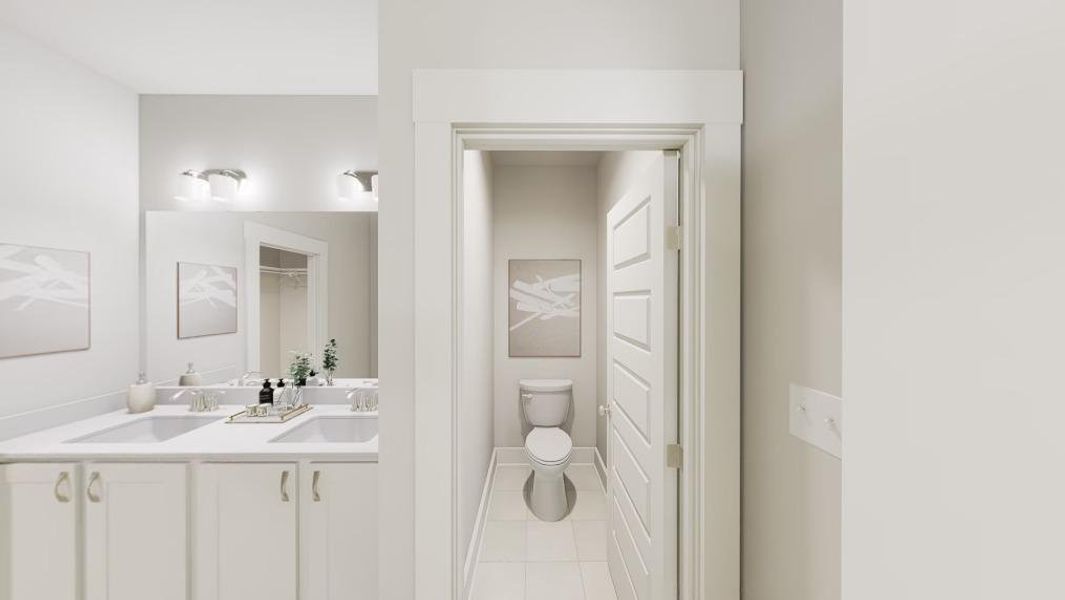 Furnished interior view inside a new home in Golden Gate, High Point (Image 11).