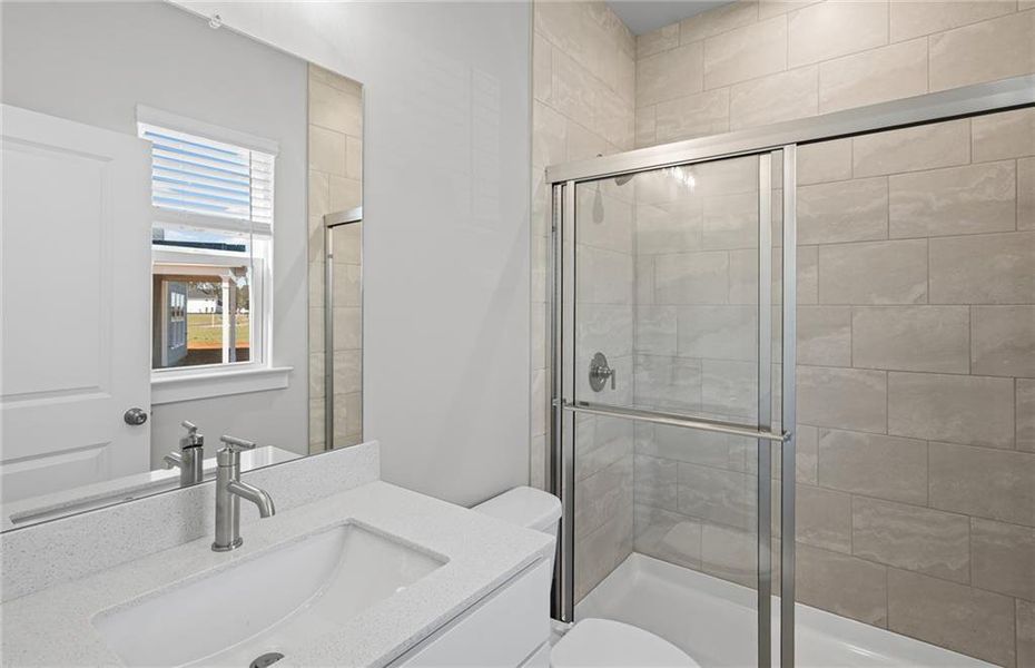 Furnished interior view inside a new home in Creekside at Skelton, Jefferson (Image 14).