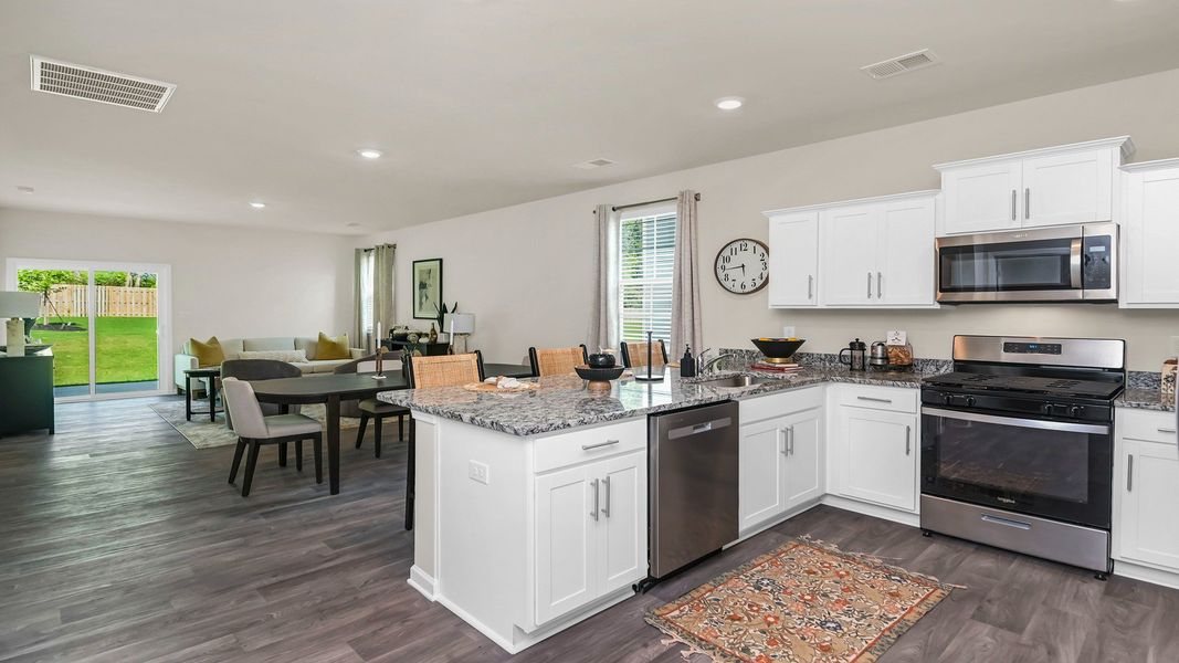 Furnished interior view inside a new home in Grand Oaks, Columbia (Image 7).