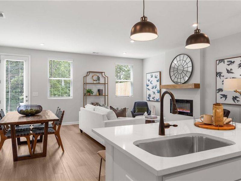 Furnished interior view inside a new home in Stegall Village, Emerson (Image 8).