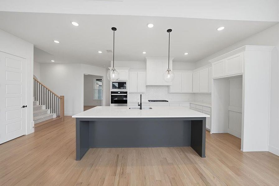Furnished interior view inside a new home in The Homestead - 62', Rockwall (Image 11).