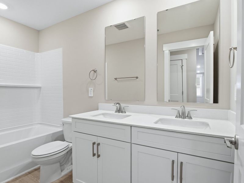 Furnished interior view inside a new home in Watkins Glen, Raleigh (Image 8).