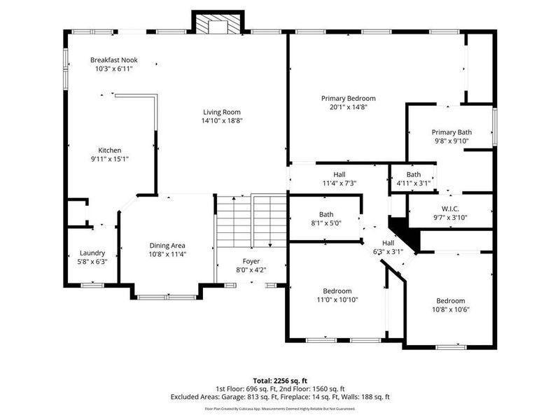 2D floor plan layout of this home in , Douglasville, GA (Image 6).