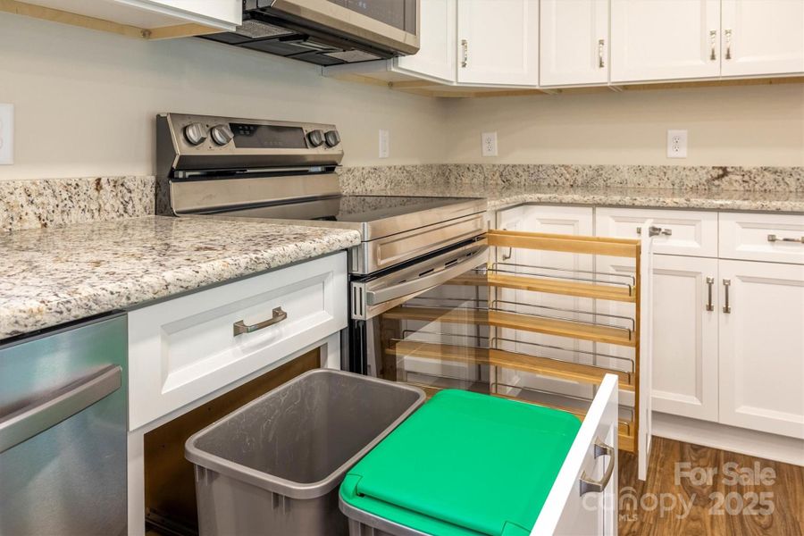 Spice Rack & Hidden Trash