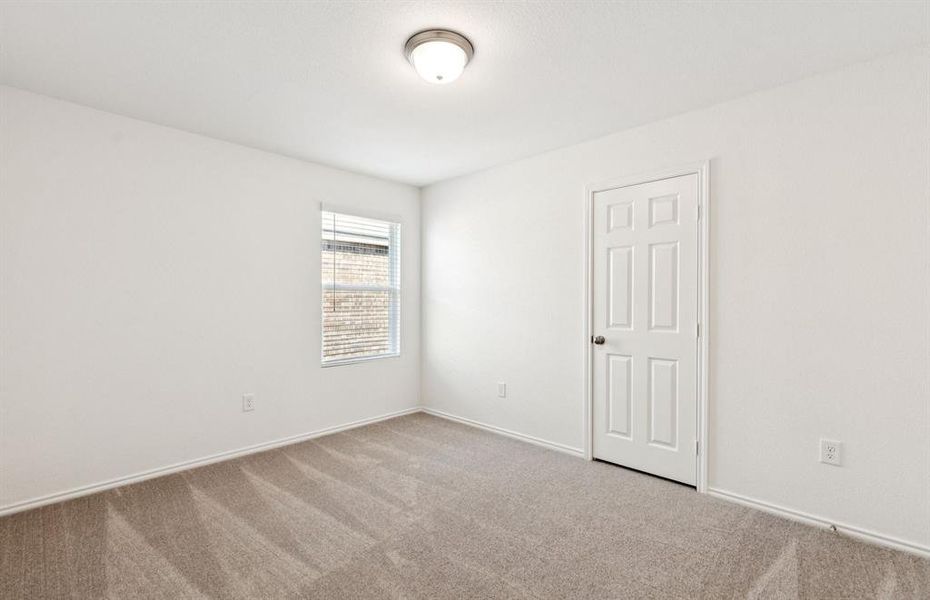 Spacious third bedroom