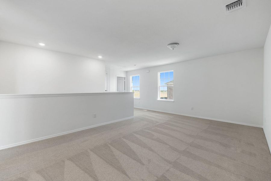 Spacious, unfurnished interior of a new home in Salerno - Heritage Collection, Round Rock (Image 19). Spacious, unfurnished interior of a new home in Salerno - Heritage Collection, Round Rock (Image 19).