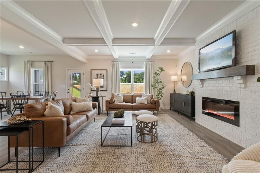 Furnished interior view inside a new home in Kentmere, Auburn (Image 5).