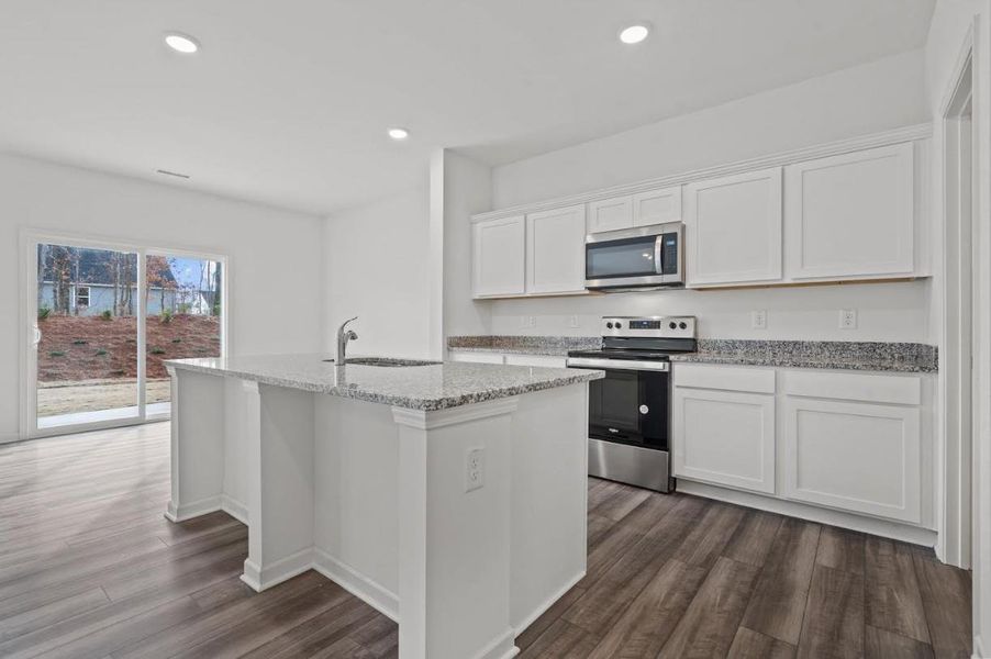 Furnished interior view inside a new home in Castlewood South, Taylor (Image 4).