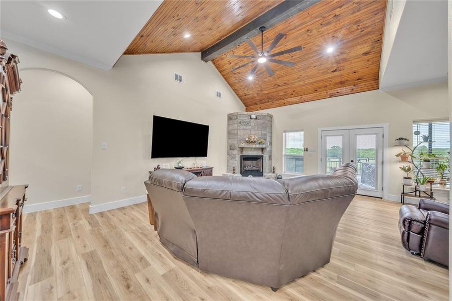 Furnished interior view inside a new home in , Azle (Image 16).