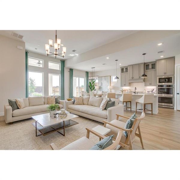 The Galveston II Floorplan - Living Area