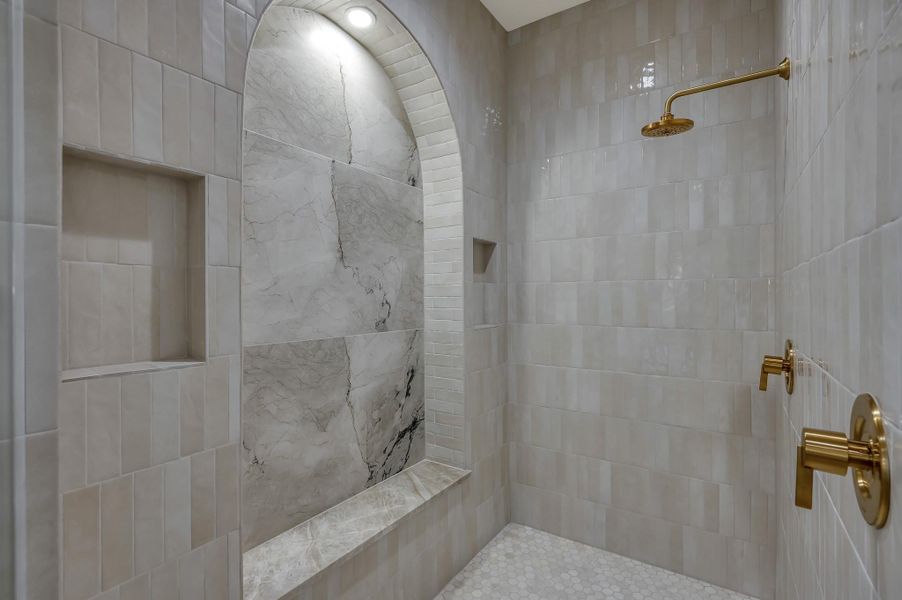 Luxurious Primary shower, giving off spa vibes! Luxurious Primary shower, giving off spa vibes!