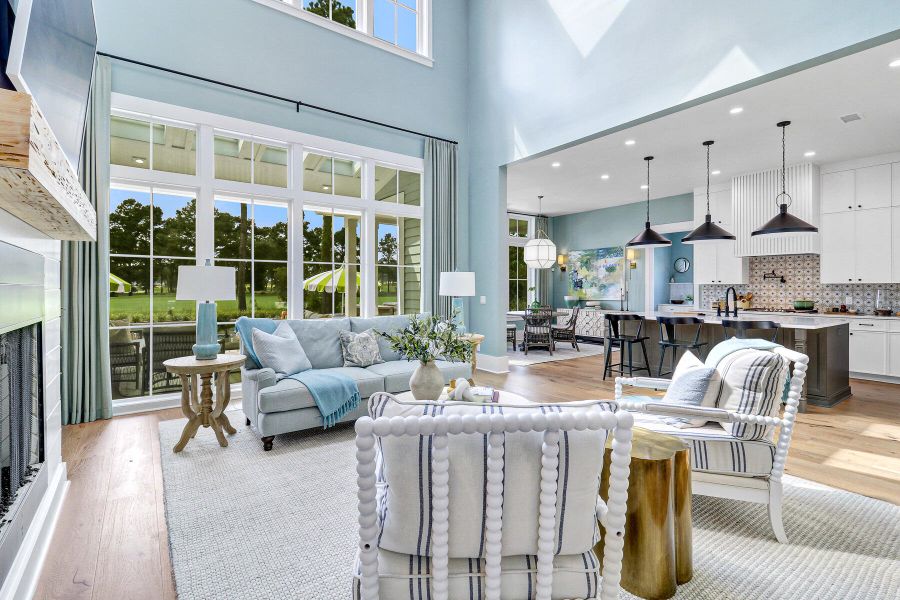 Furnished interior view inside a new home in , Bluffton (Image 28).