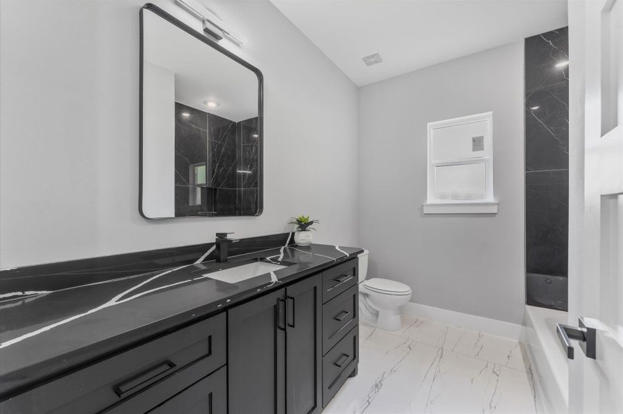 Furnished interior view inside a new home in , Houston (Image 27).