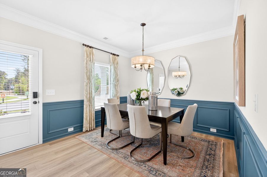 Furnished interior view inside a new home in Cobblestone Crossing Commons, Warner Robins (Image 5).