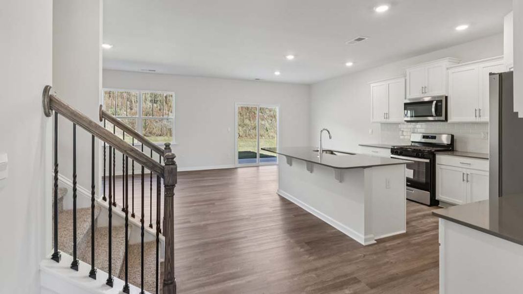 Furnished interior view inside a new home in Rydele Heights, Asheville (Image 10).