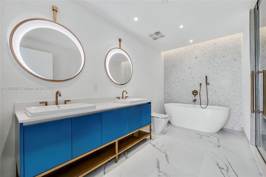 Furnished interior view inside a new home in Mr. C Residences, Miami (Image 5).