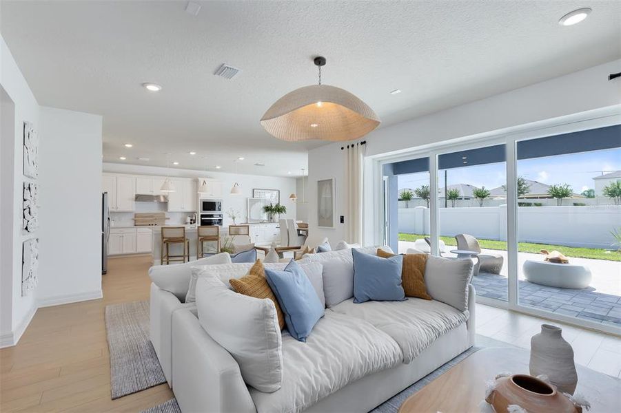 Furnished interior view inside a new home in Willow Ridge, Montverde (Image 17).