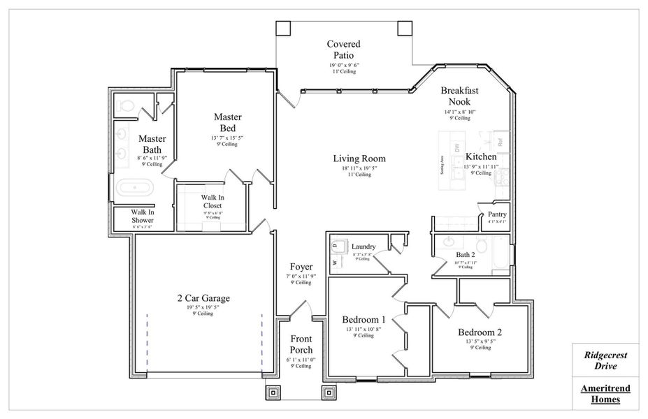 2D floor plan layout of this home in , Willis, TX (Image 5).