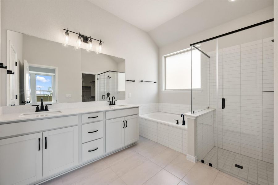 Furnished interior view inside a new home in Berry Creek Highlands, Georgetown (Image 6).