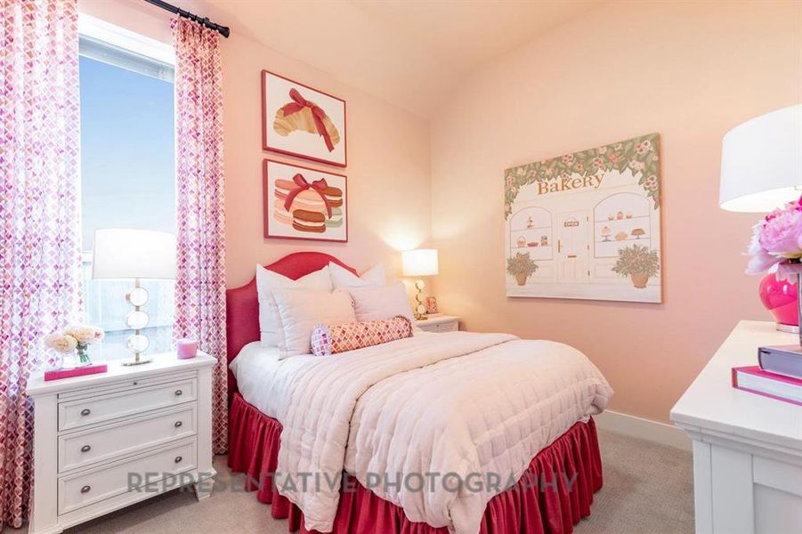 Furnished interior view inside a new home in Wildflower Ranch, Dish (Image 12).