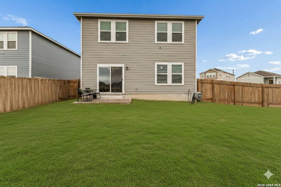 Exterior details and patio area of a home in Liberte, Converse (Image 24). Exterior details and patio area of a home in Liberte, Converse (Image 24).