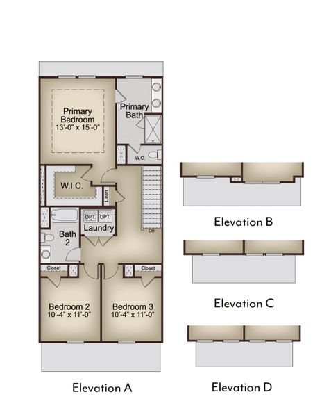 2D floor plan layout for the Kennington by McKinley Homes in Kinsley, Wake Forest, NC (Image 4). 2D floor plan layout for the Kennington by McKinley Homes in Kinsley, Wake Forest, NC (Image 4).