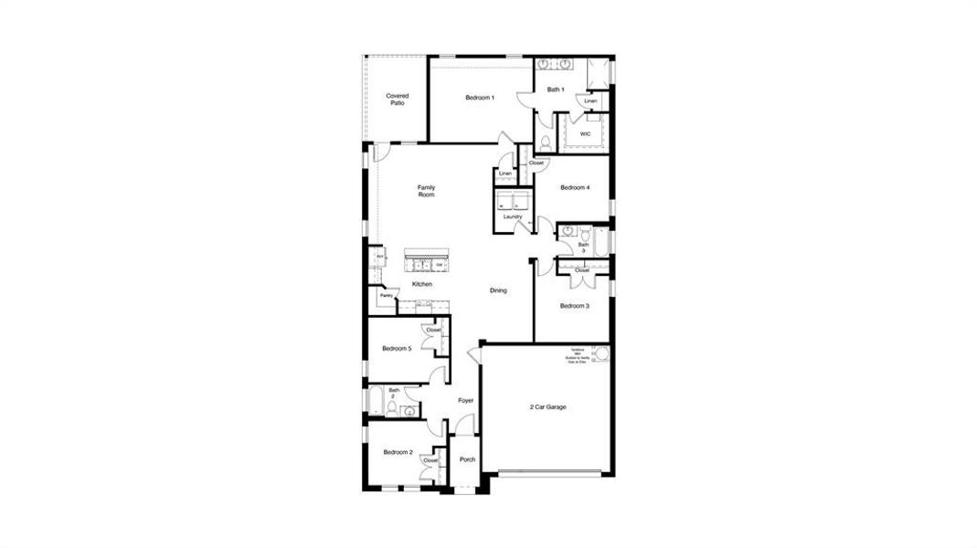 D.R. Horton's - Lark Floorplan - All Home and community information, including pricing, included features, terms, availability and amenities, are subject to change at any time without notice or obligation. All Drawings, pictures, photographs, video, square footages, floor plans, elevations, features, colors and sizes are approximate for illustration purposes only and will vary from the homes as built.