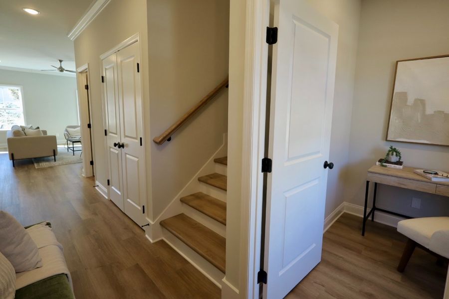 Furnished interior in a model home at The Hoback in Cleveland (Image 35).